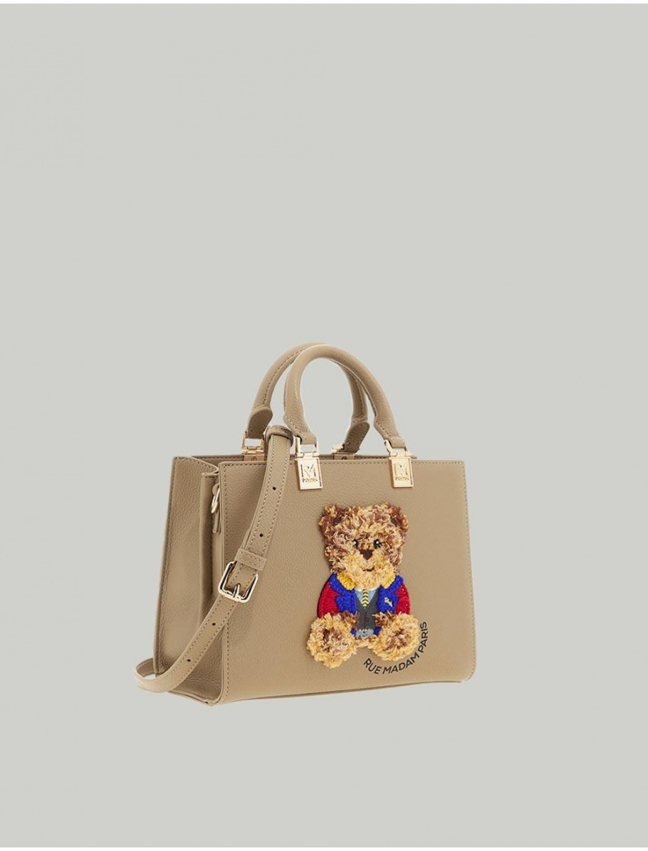 BOLSO RUE MADAM PARIS MARVIN MINI TOTE TAUPE