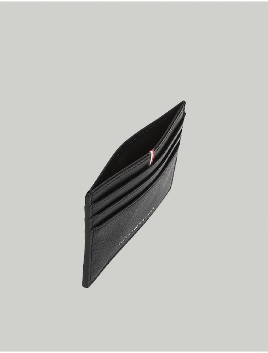 TARJETERO TOMMY HILFIGER TH CORP CC HOLDER NEGRO