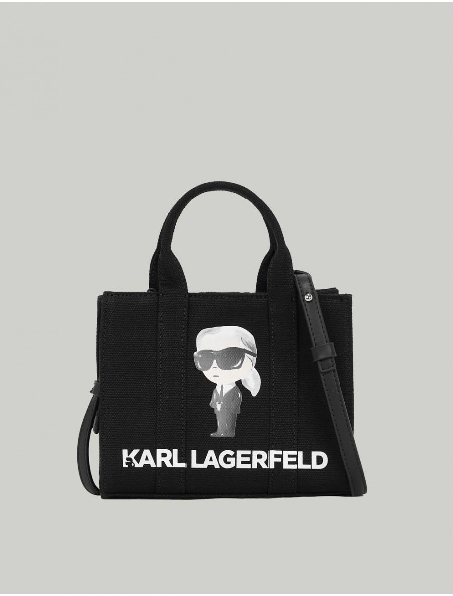 BOLSO KARL LAGERFED IKON KARL SQUARE TOTE NEGRO