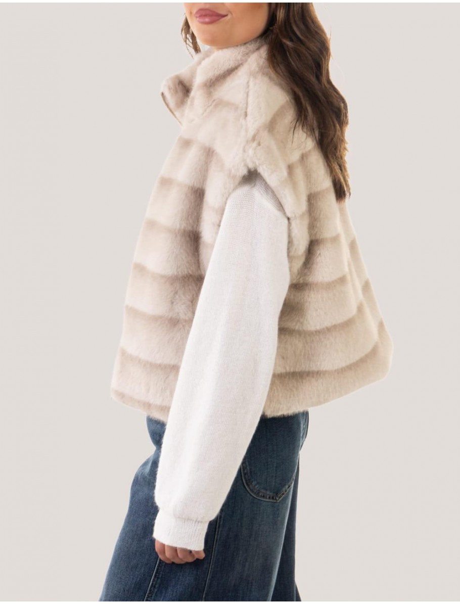 CHALECO OBVIO AMBER BEIG