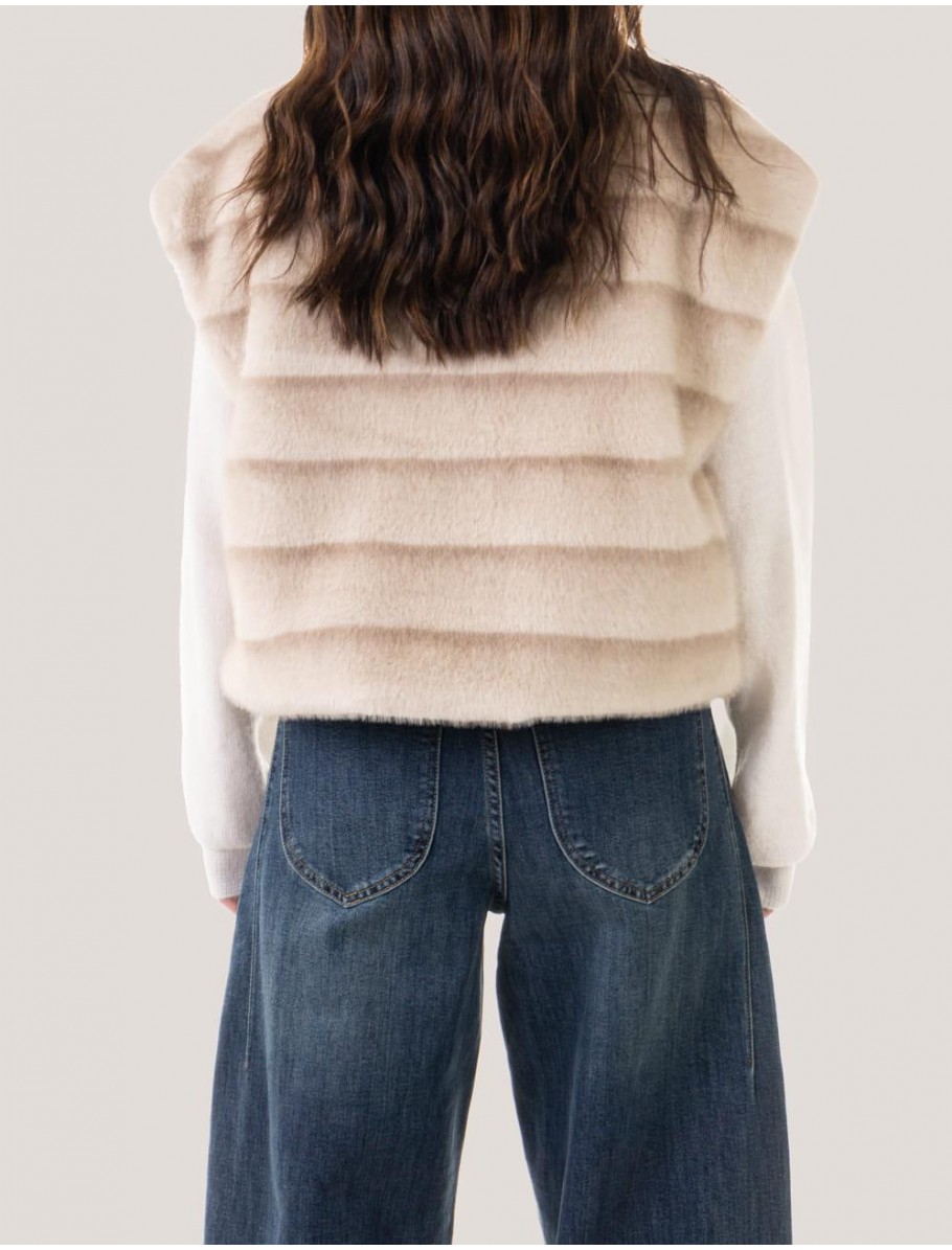 CHALECO OBVIO AMBER BEIG