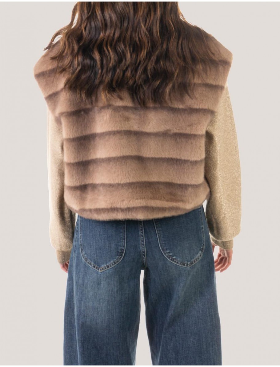 CHALECO OBVIO AMBER TAUPE