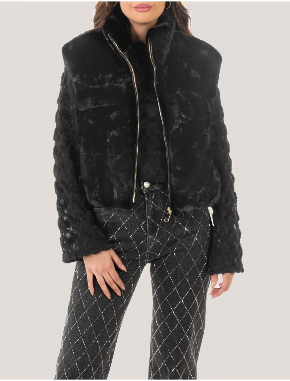 CHALECO OBVIO PETRA NEGRO