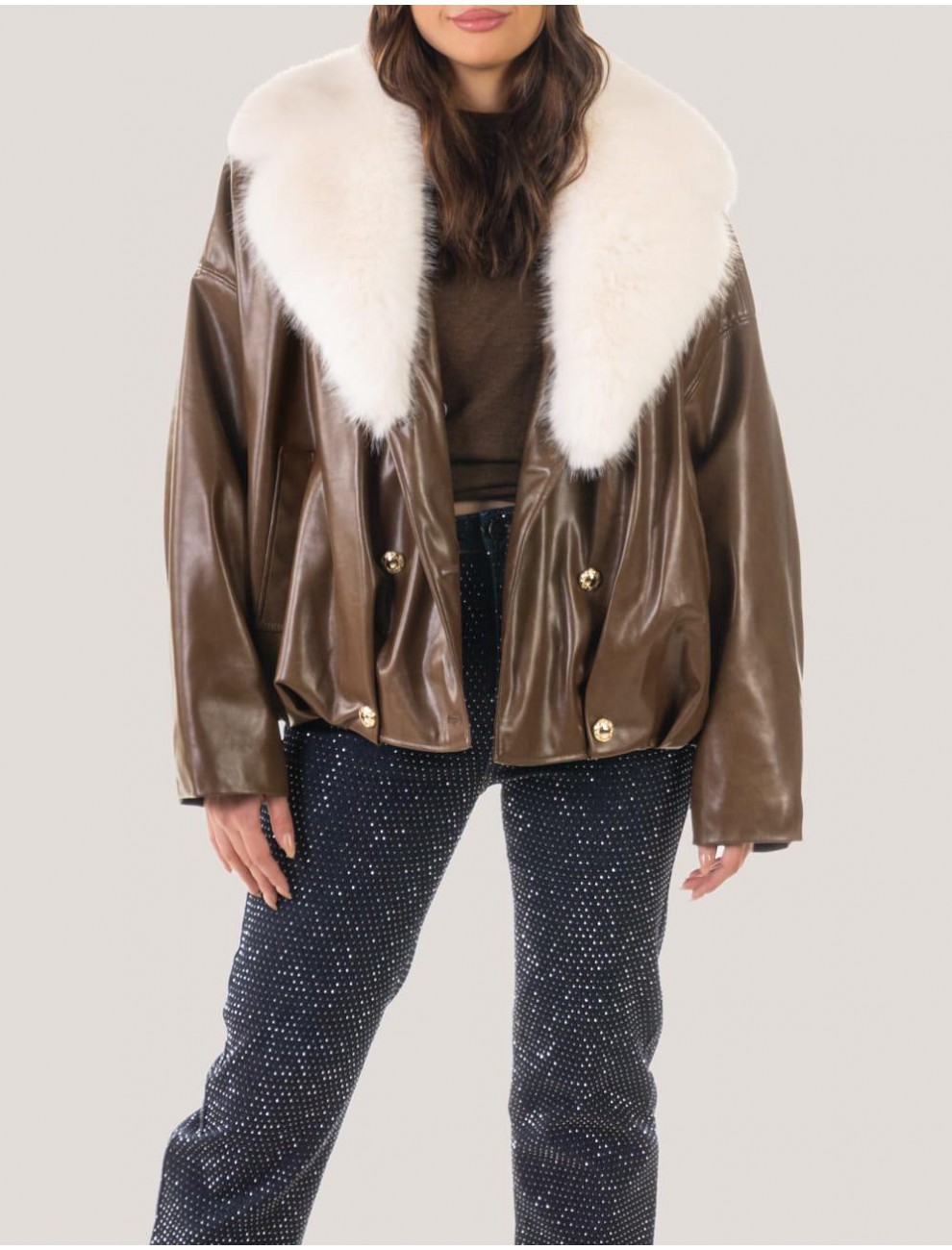 CHAQUETA OBVIO 8853 MARRoN