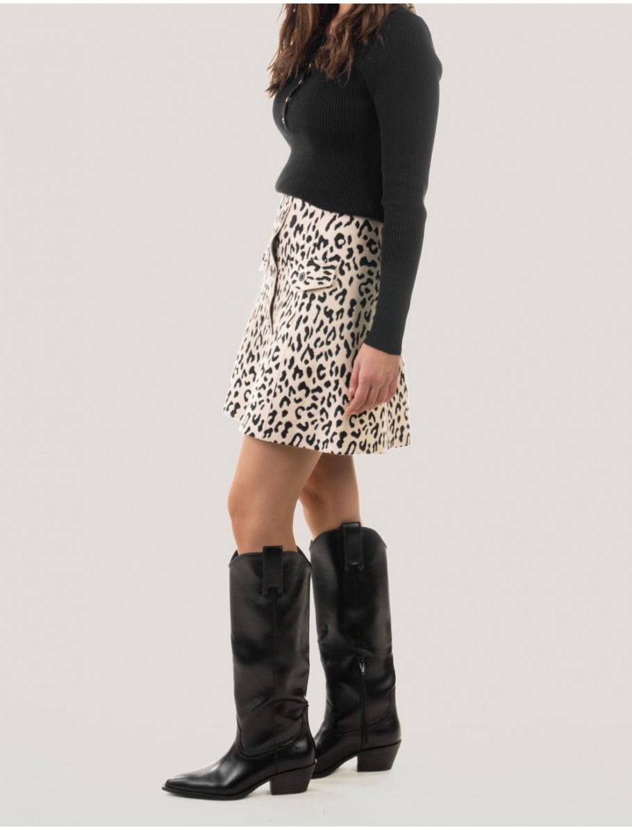 FALDA OBVIO MAUD BEIG