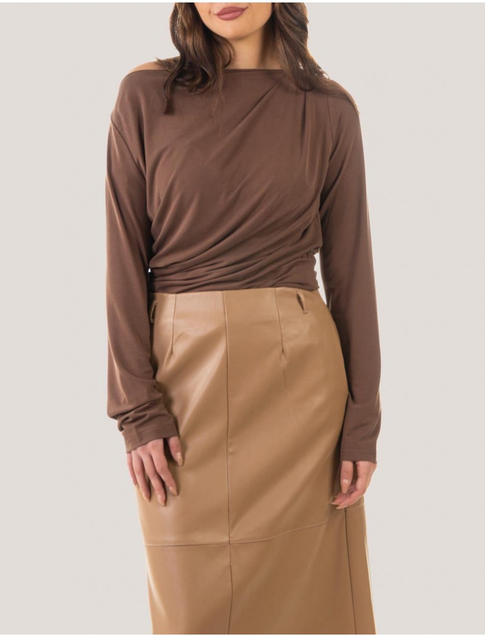 CAMISETA OBVIO NONG MARRoN