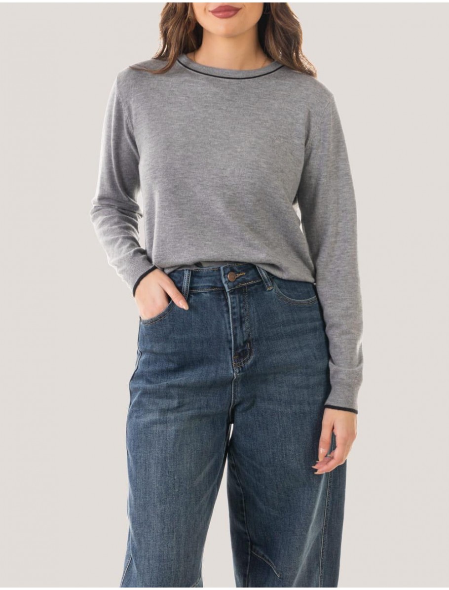 JERSEY OBVIO ELLIE GRIS