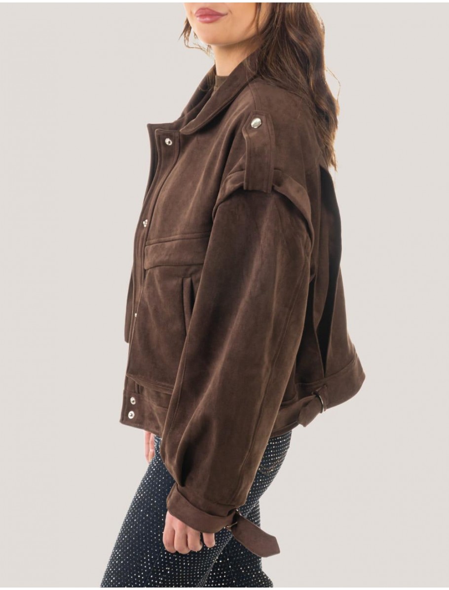 CHAQUETA OBVIO LIZ MARRoN