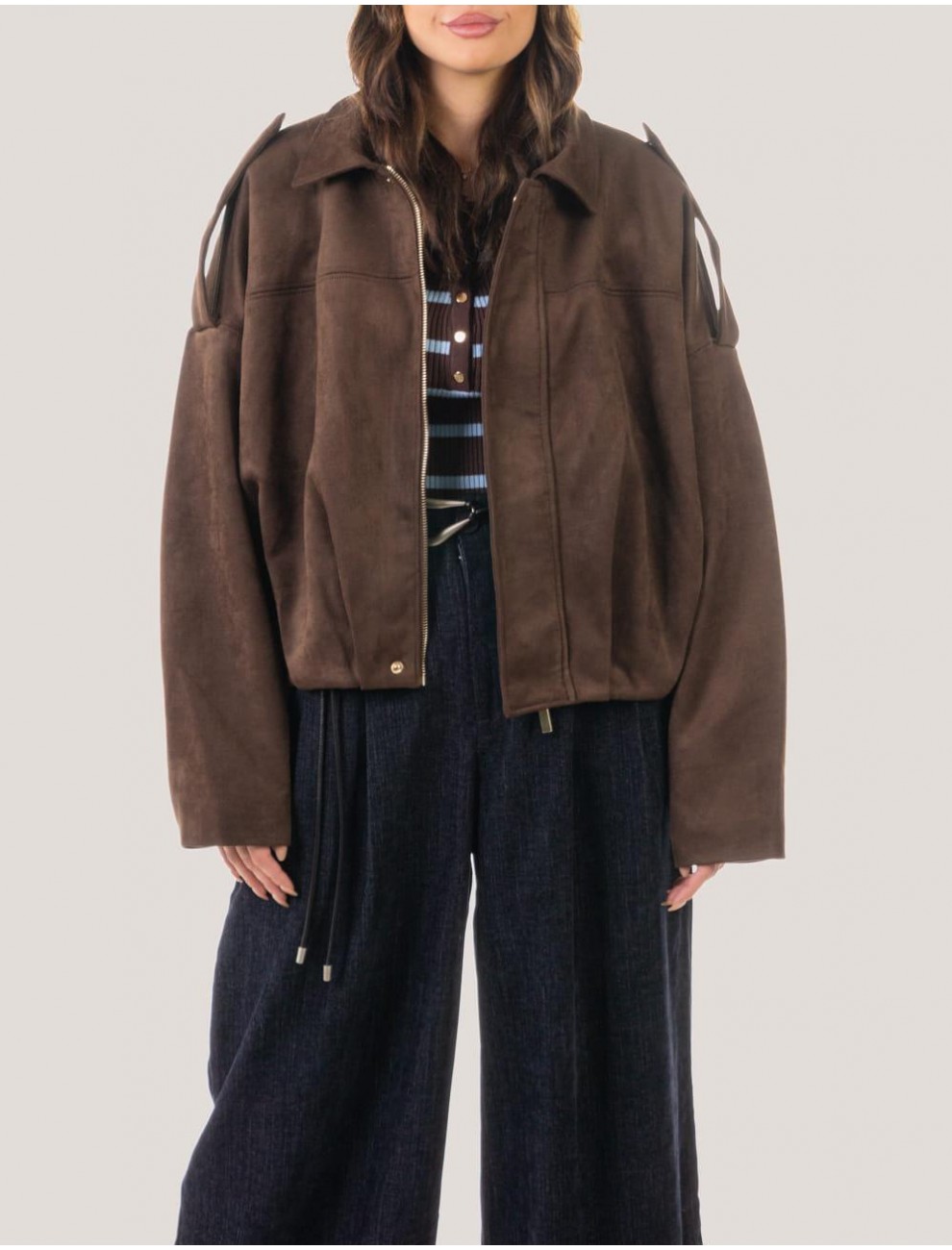 CHAQUETA OBVIO 8852 SOL MARRoN