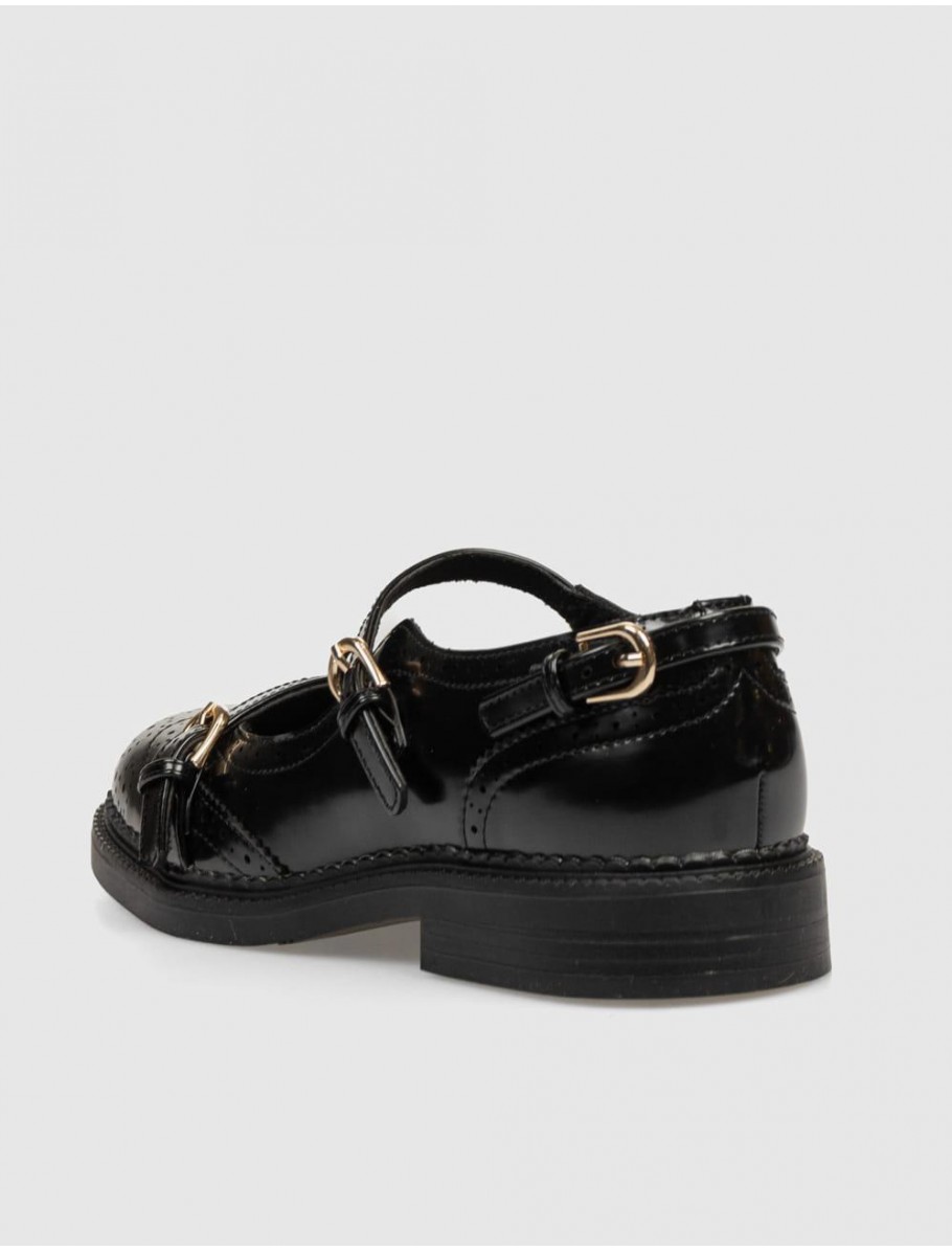 ZAPATO KAMOME TRENDS AUDREY NEGRO