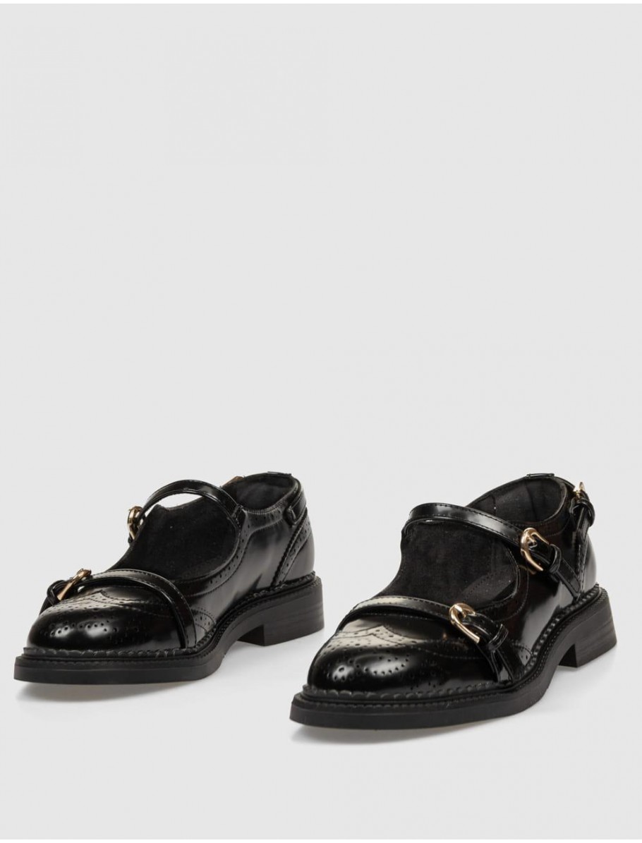 ZAPATO KAMOME TRENDS AUDREY NEGRO