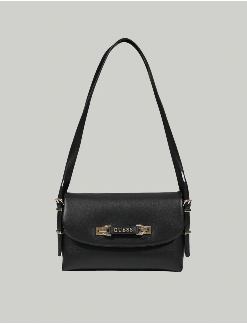 BOLSO GUESS LEFIA FLAP NEGRO