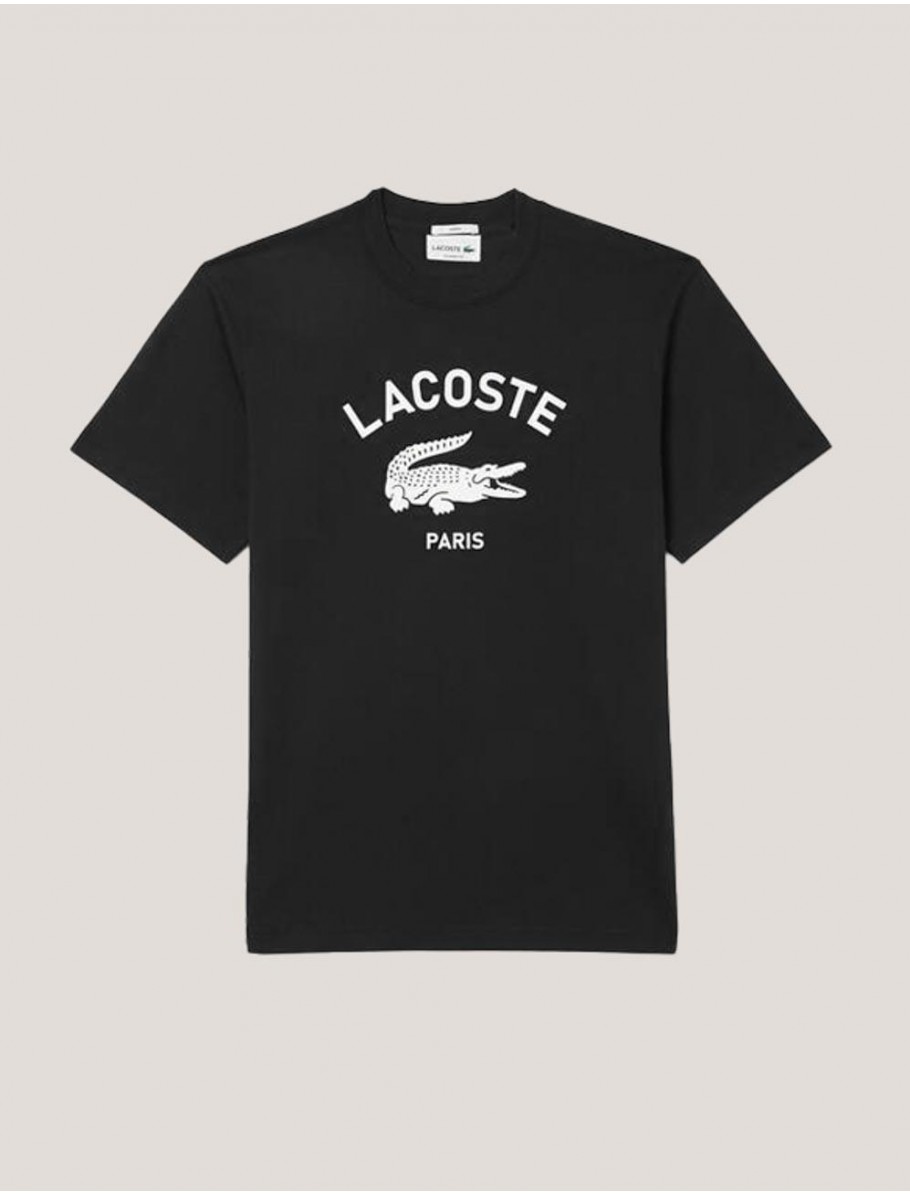 CAMISETA LACOSTE TEE SHIRT NEGRO