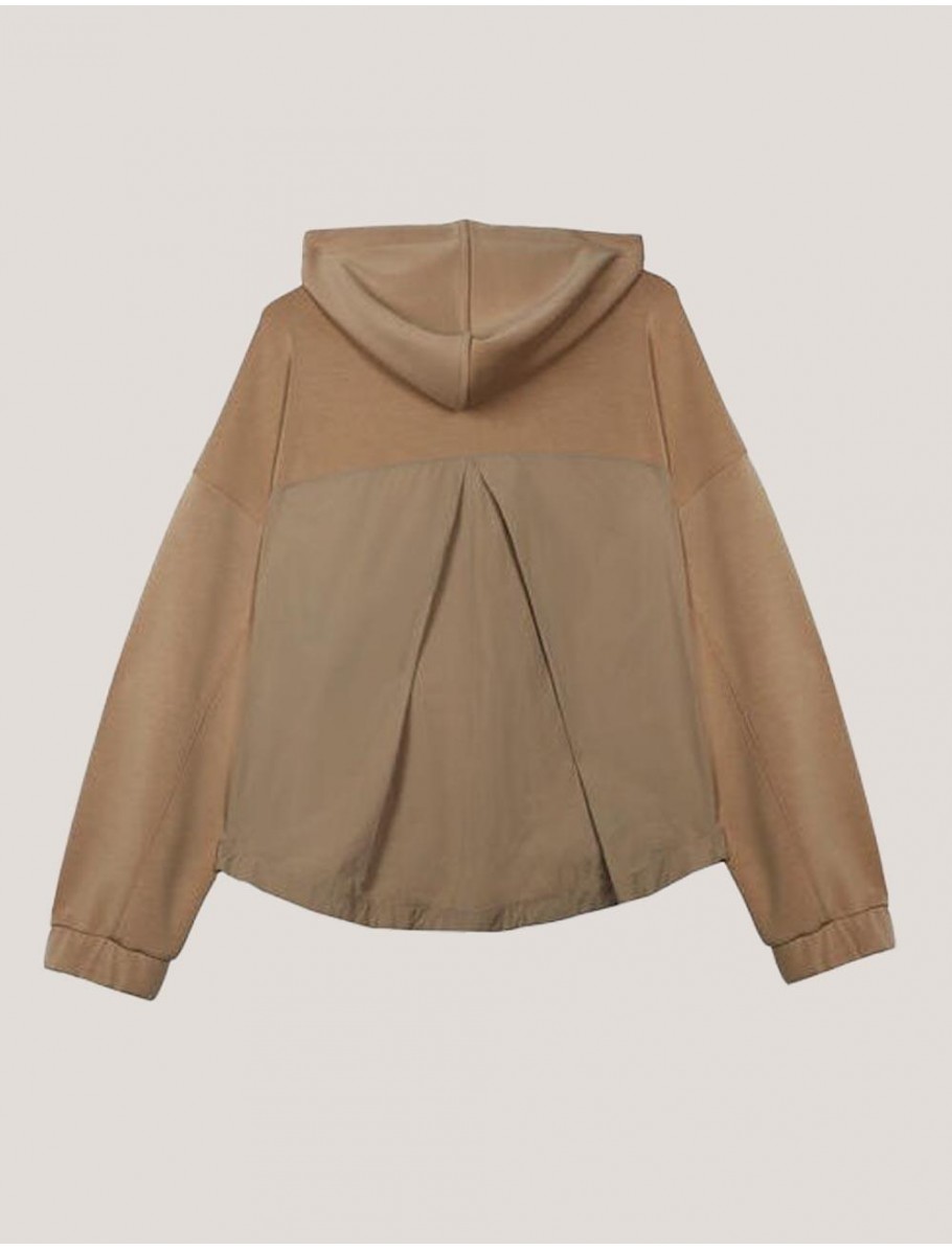 SUDADERA LOLA CASADEMUNT LF2511003 TAUPE