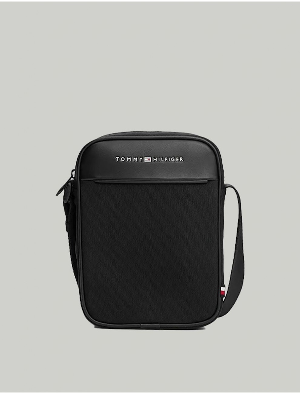 BANDOLERA TOMMY HILFIGER TH FOUNDATION MINI REPORTER NEGRO
