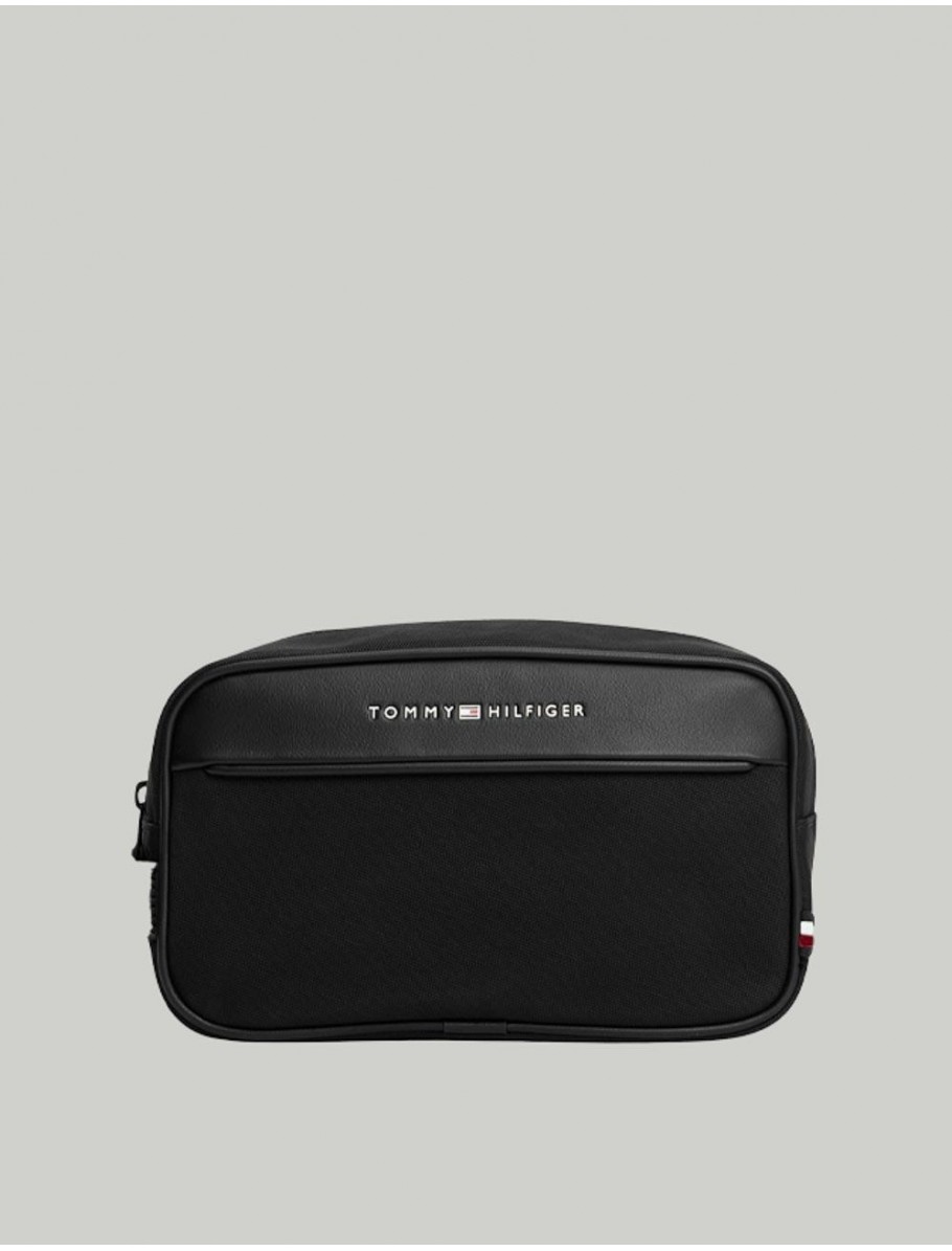 NECESER TOMMY HILFIGER TH FOUNDATION WASHBAG NEGRO