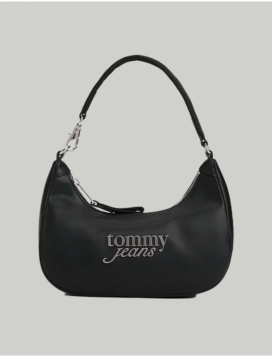 BOLSO TOMMY HILFIGER TJW BOLD SCRIPT SHOULDER NEGRO