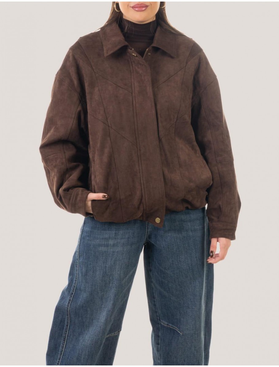 CHAQUETA OBVIO LISA MARRoN