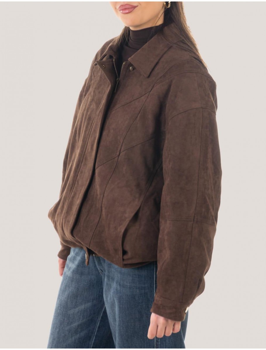 CHAQUETA OBVIO LISA MARRoN