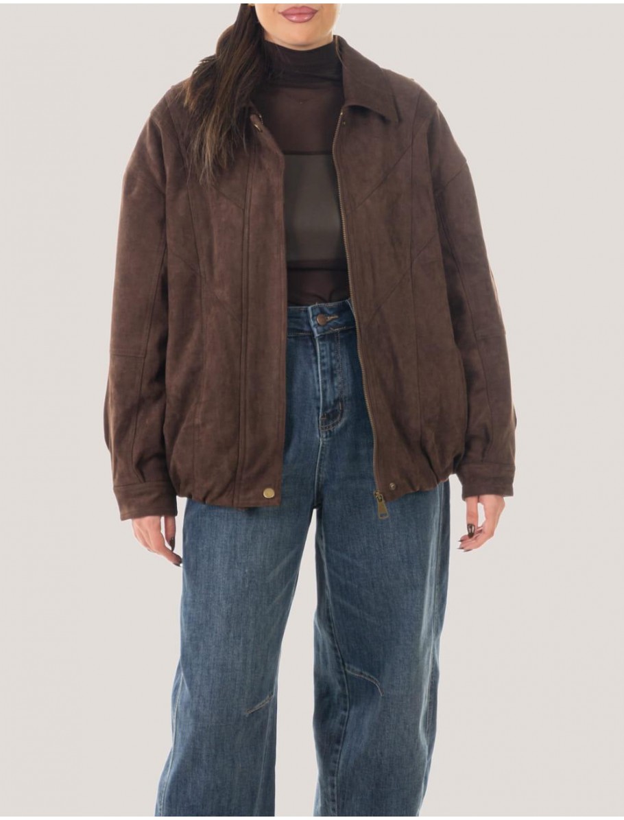 CHAQUETA OBVIO LISA MARRoN