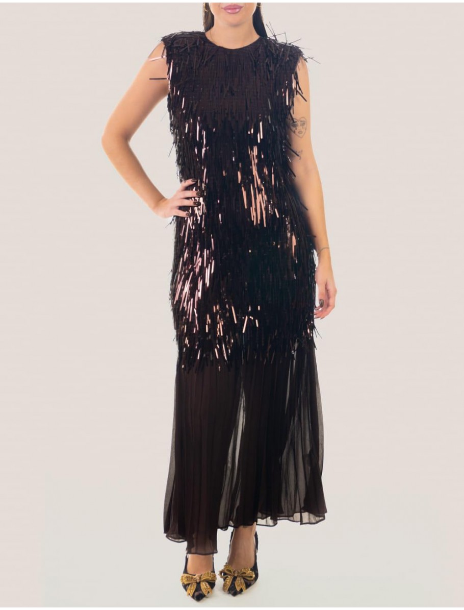 VESTIDO OBVIO IRINA MARRoN