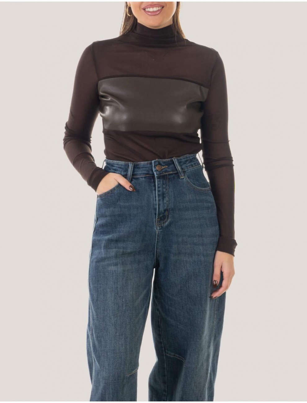 CAMISETA OBVIO AVRIL MARRoN