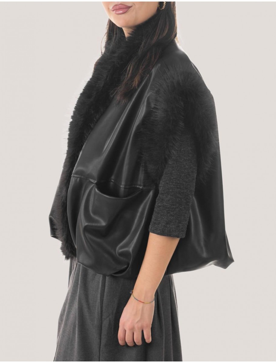 CHALECO OBVIO JAZMIN NEGRO