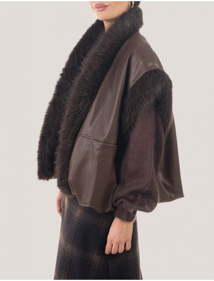 CHALECO OBVIO JAZMIN MARRoN