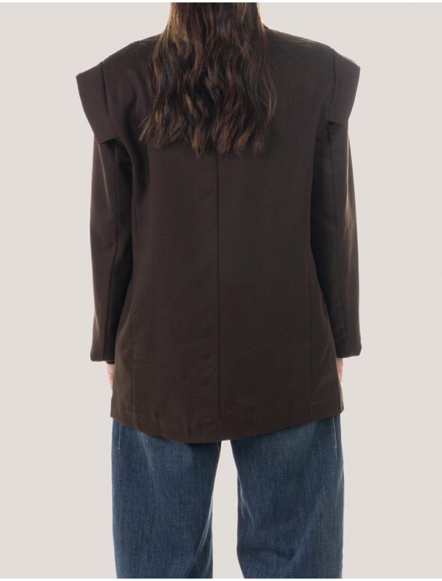 CHAQUETA OBVIO CATALINA MARRoN