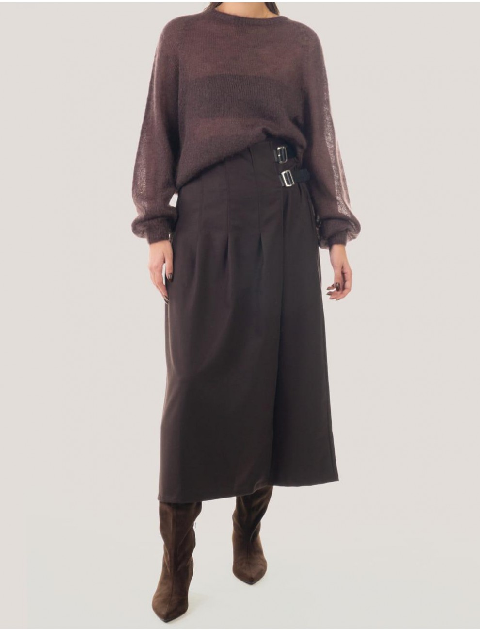 FALDA OBVIO ISABELLA MARRoN