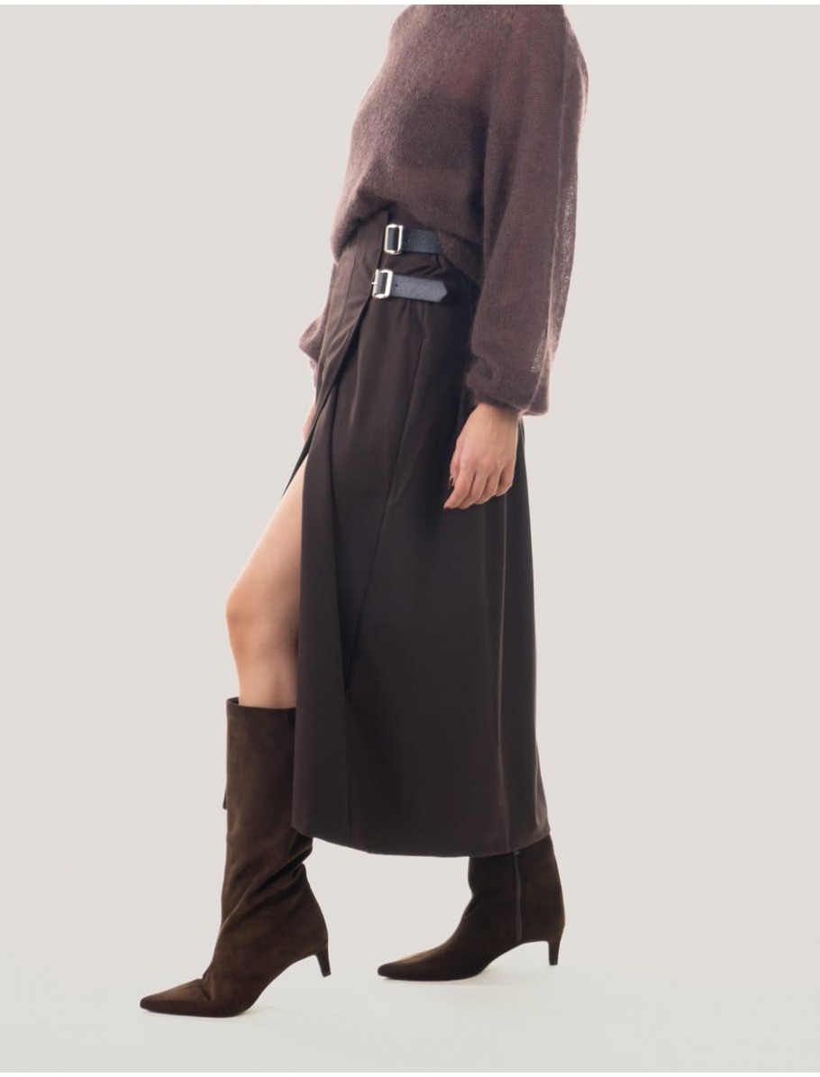 FALDA OBVIO ISABELLA MARRoN