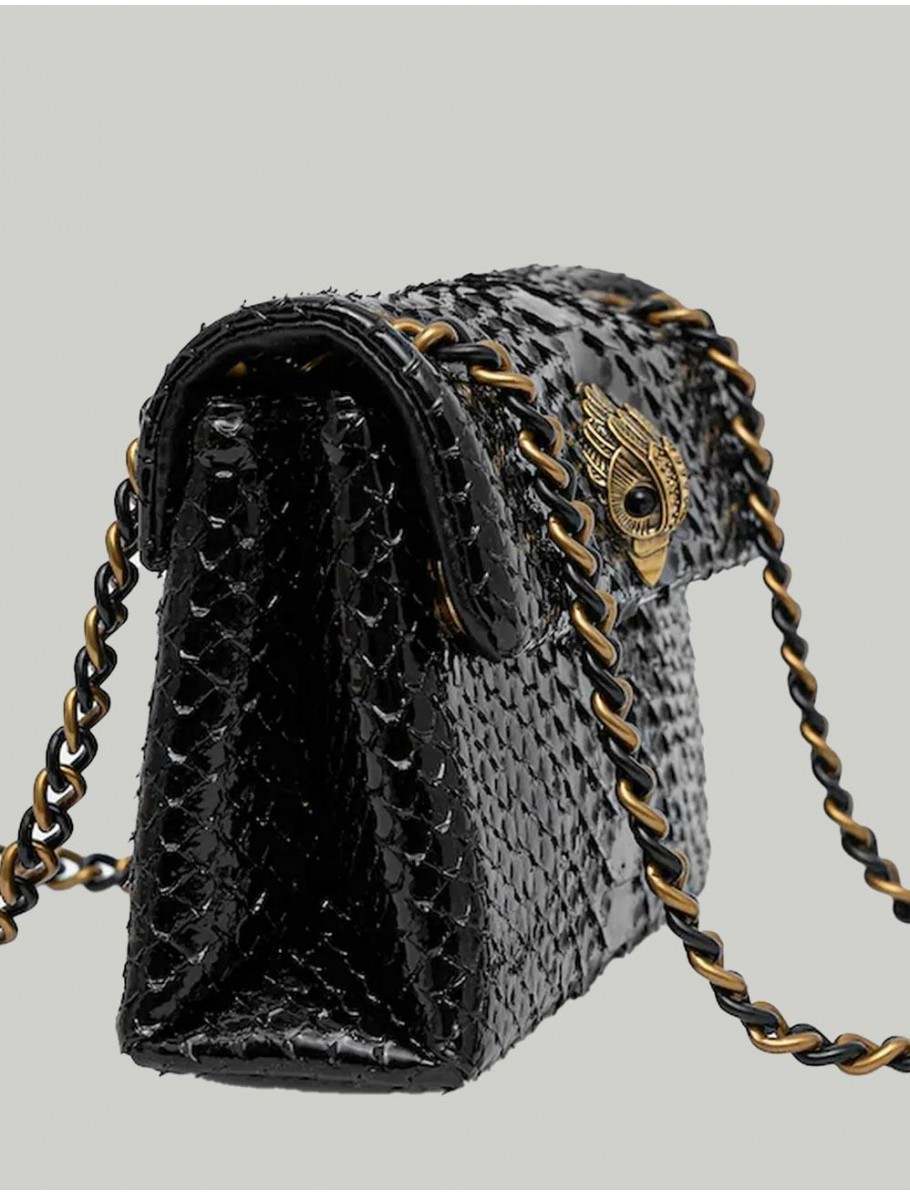 BOLSO KURT GEIGER LEATHER MINI KENSIGTON NEGRO