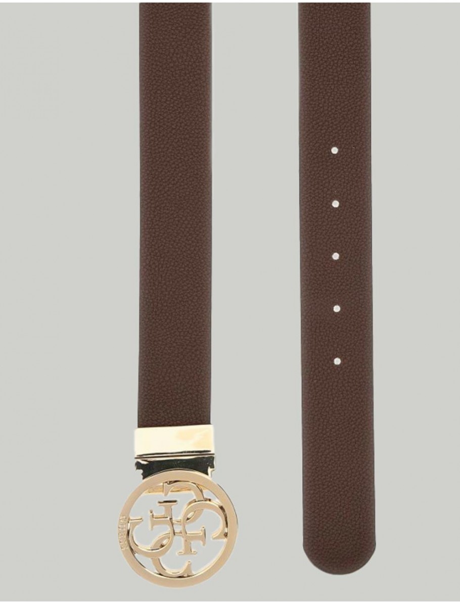 CINTURoN GUESS NOELLE ADJ REV MARRoN