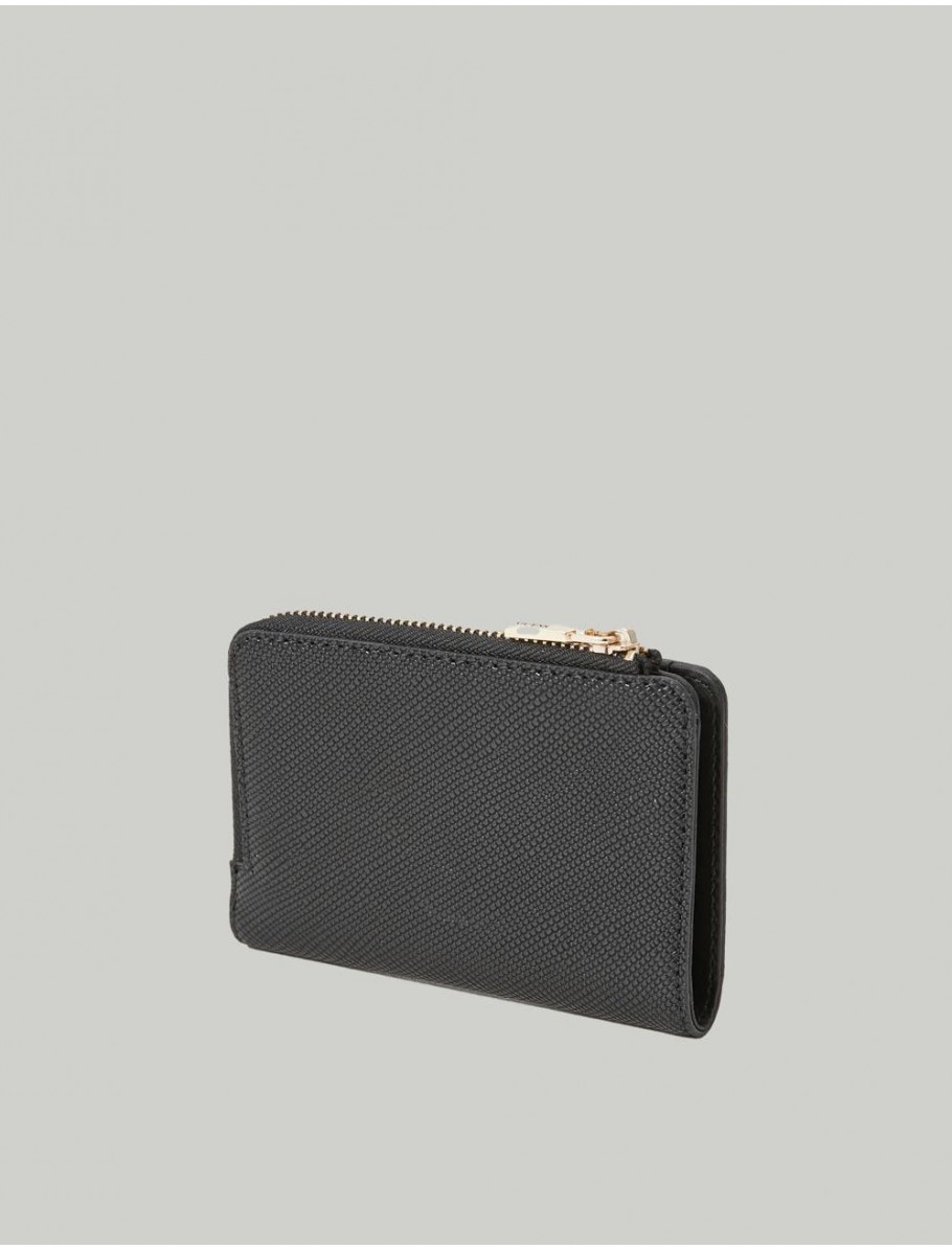 CARTERA GUESS BOLENA SLG ZIP NEGRO