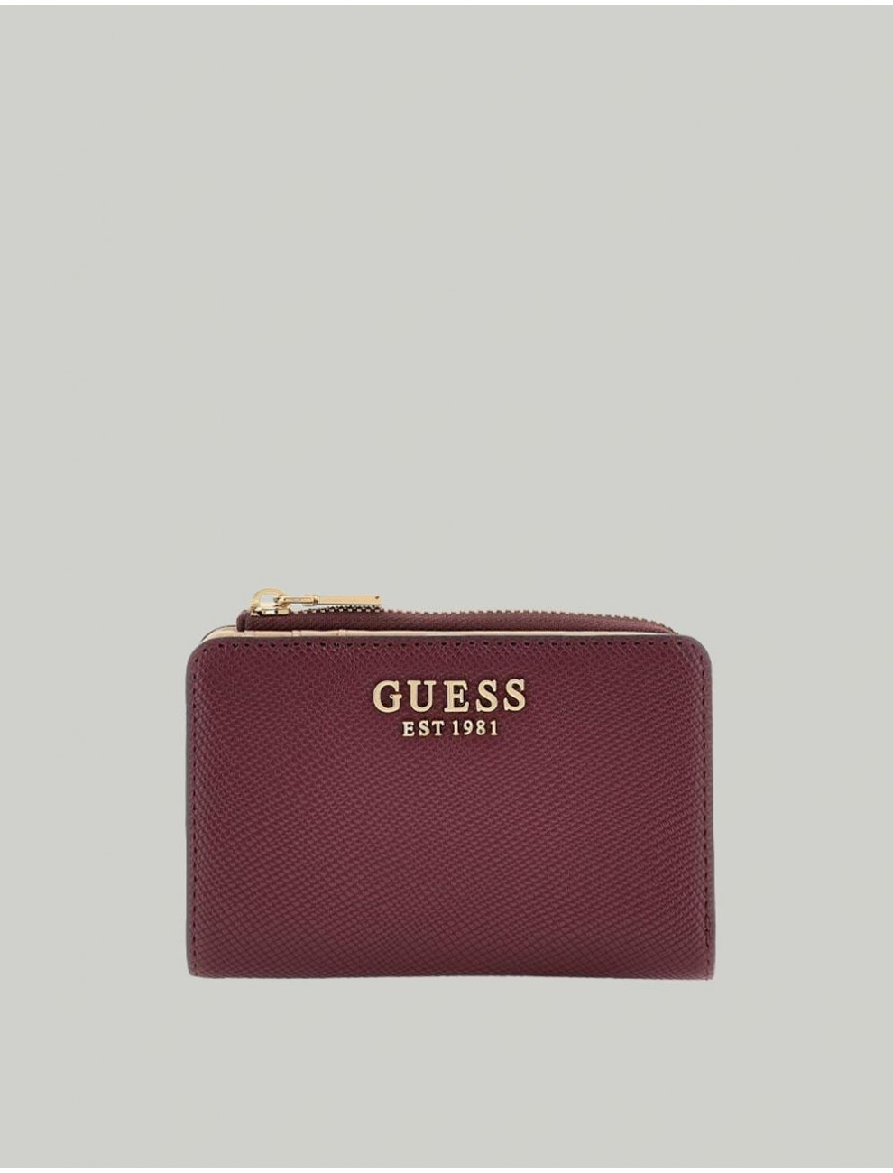 CARTERA GUESS BOLENA SLG ZIP BURDEOS