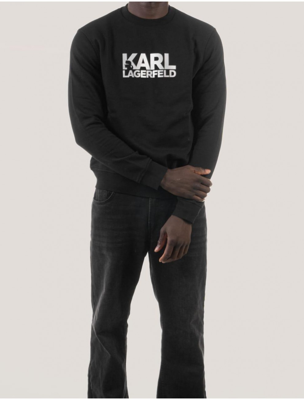 SUDADERA KARL LAGERFED 705091 553917 NEGRO
