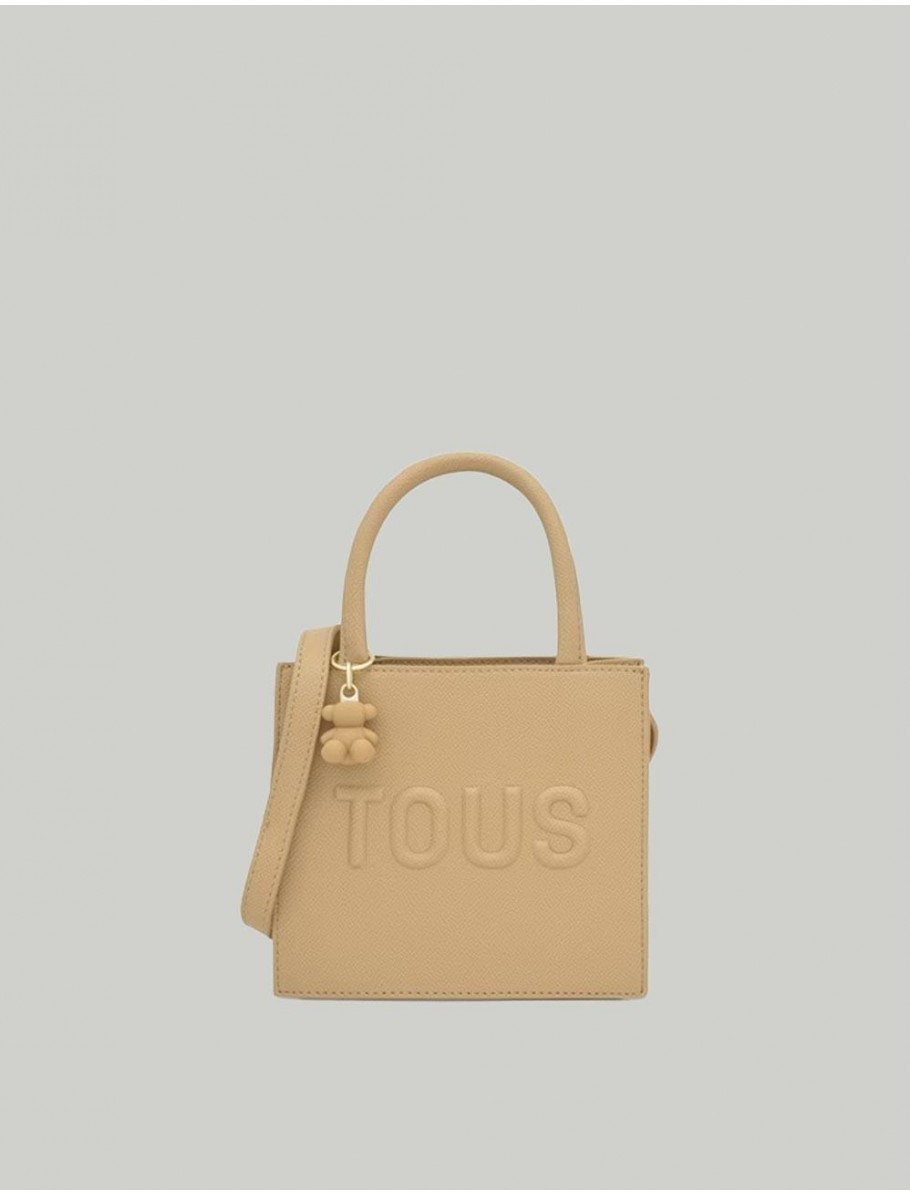 BOLSO TOUS TOUS BRENDA BOLSO MINI CUBE BEIG