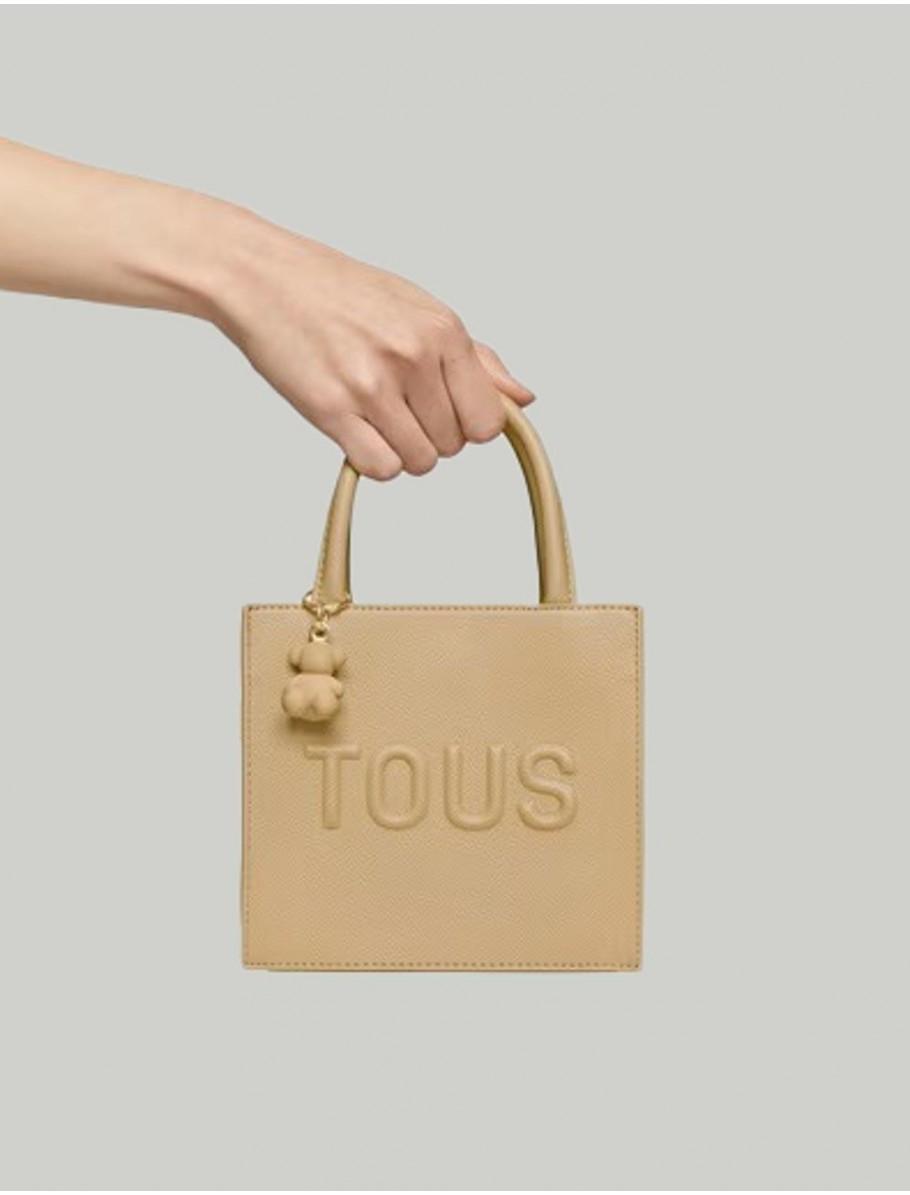 BOLSO TOUS TOUS BRENDA BOLSO MINI CUBE BEIG