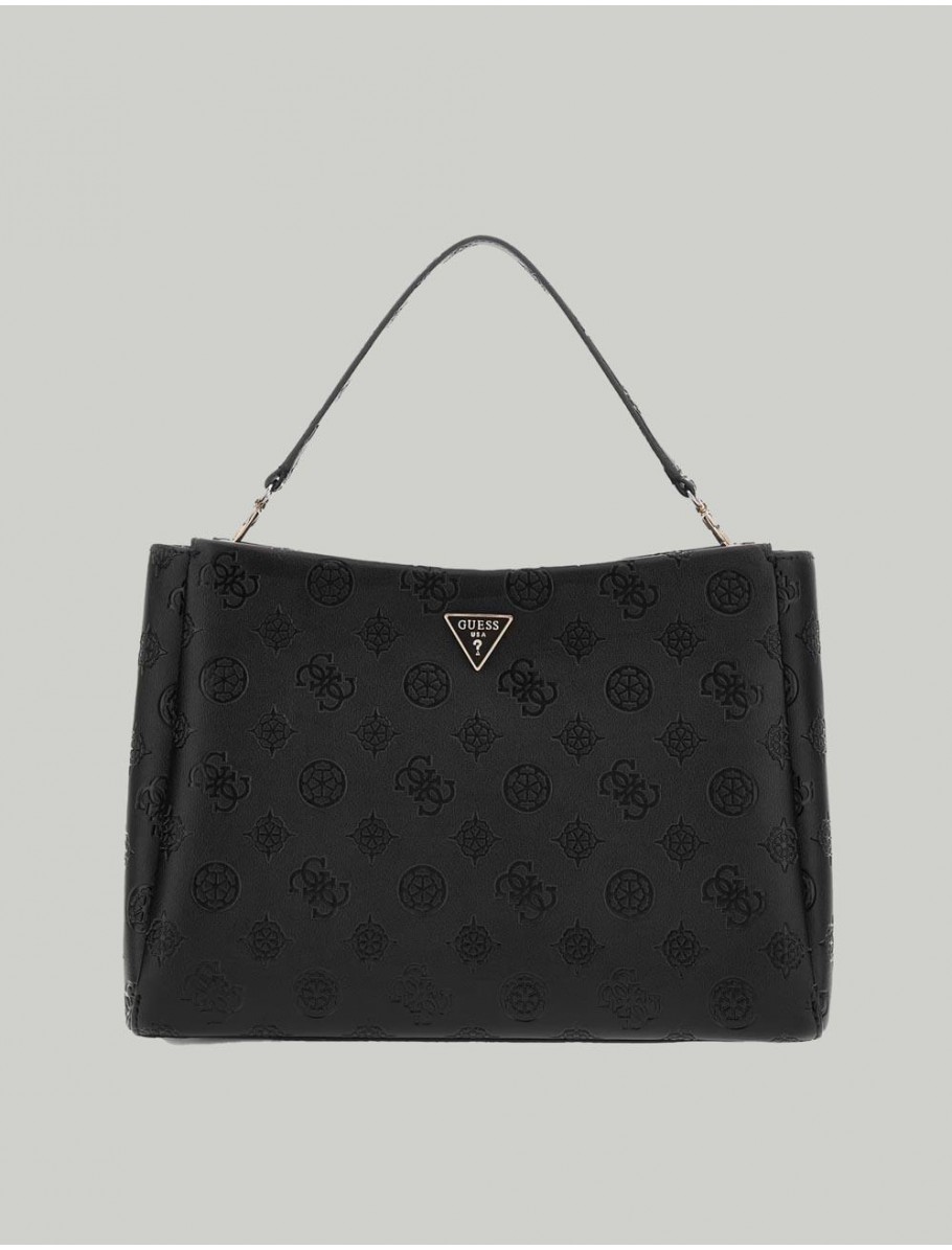 BOLSO GUESS TISHA LARGE NEGRO