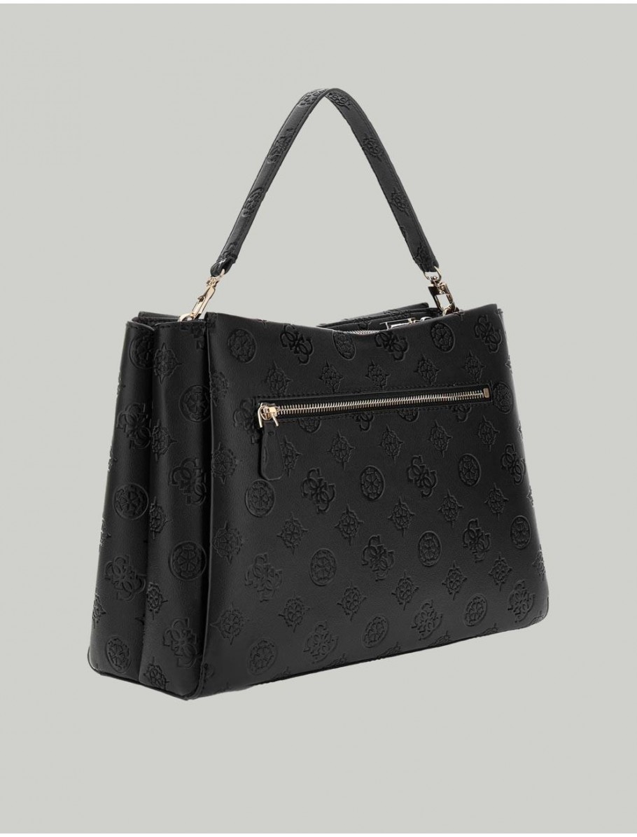 BOLSO GUESS TISHA LARGE NEGRO