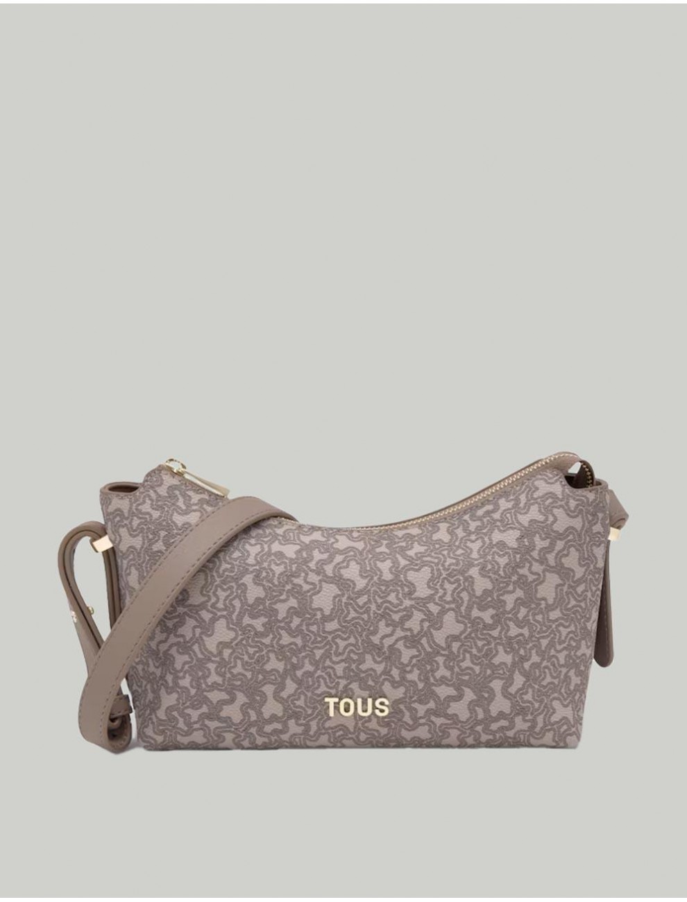 BOLSO TOUS KAOS MINI LINES BANDOLERA M TAUPE