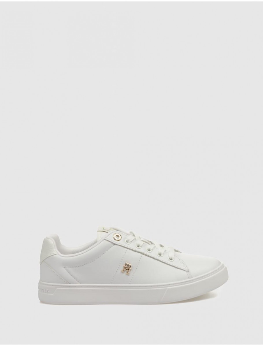 ZAPATILLA TOMMY HILFIGER ESSENTIAL ELEVATED COURT SNEAKER BLANCO