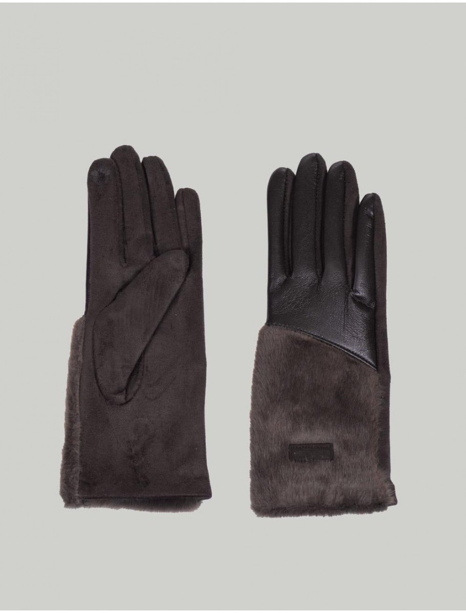 GUANTES OBVIO COMPLEMENTOS ZUZAN MARRoN