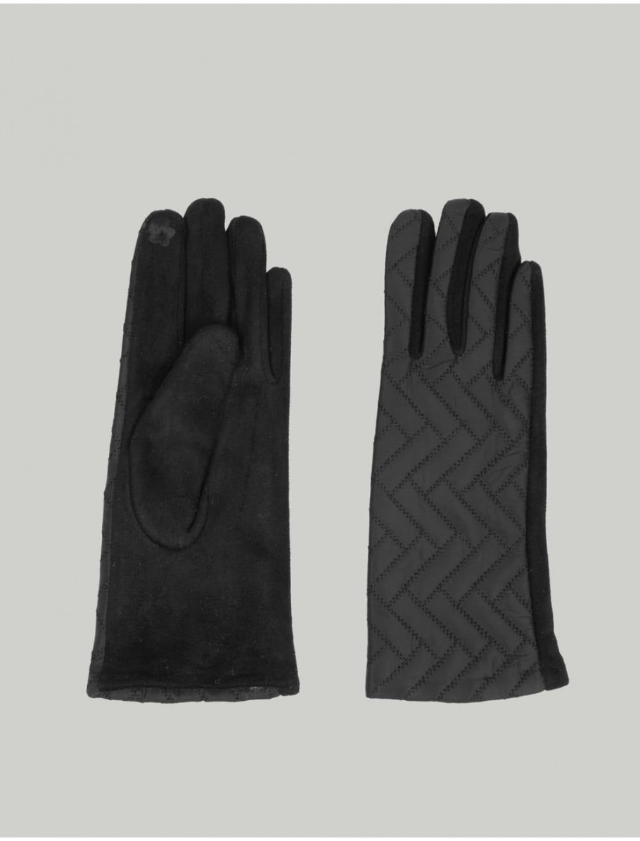 GUANTES OBVIO COMPLEMENTOS LENA NEGRO