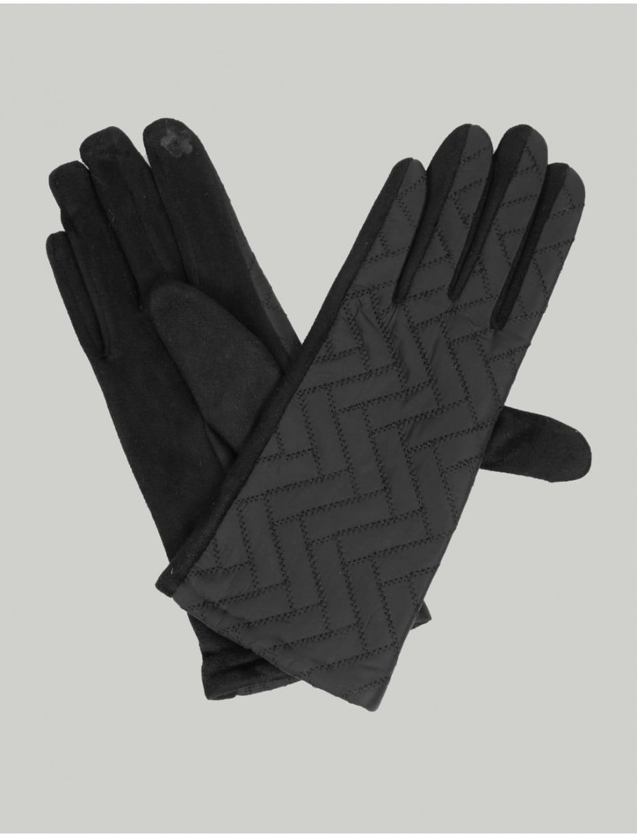 GUANTES OBVIO COMPLEMENTOS LENA NEGRO