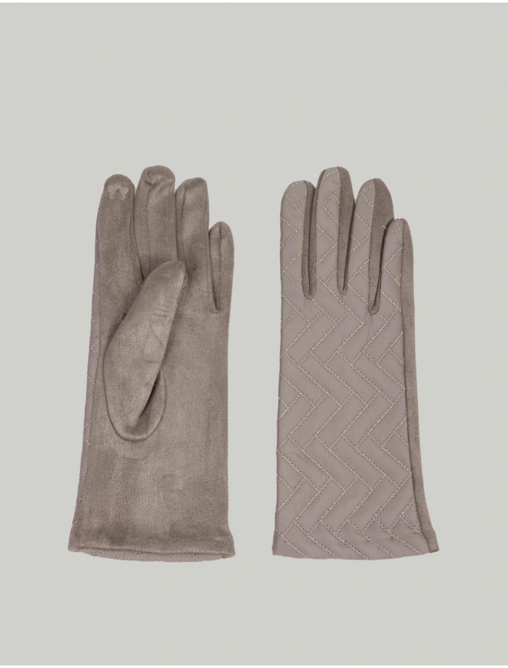 GUANTES OBVIO COMPLEMENTOS LENA TAUPE