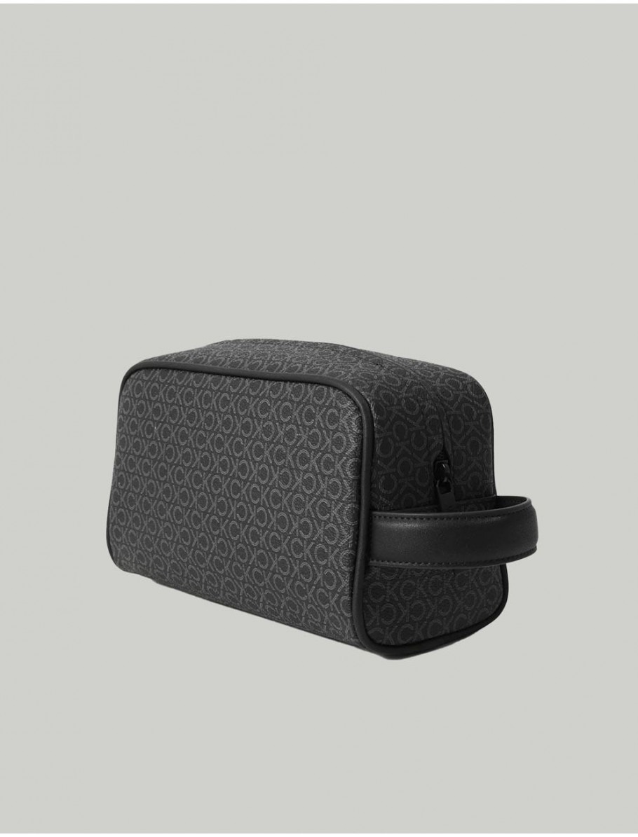 NECESER CALVIN KLEIN CK MUST MONO WASHBAG/DOPP KIT NEGRO
