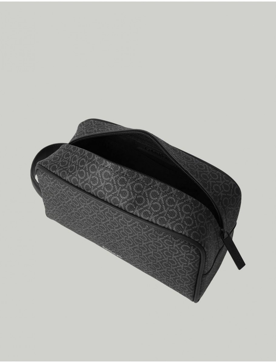NECESER CALVIN KLEIN CK MUST MONO WASHBAG/DOPP KIT NEGRO