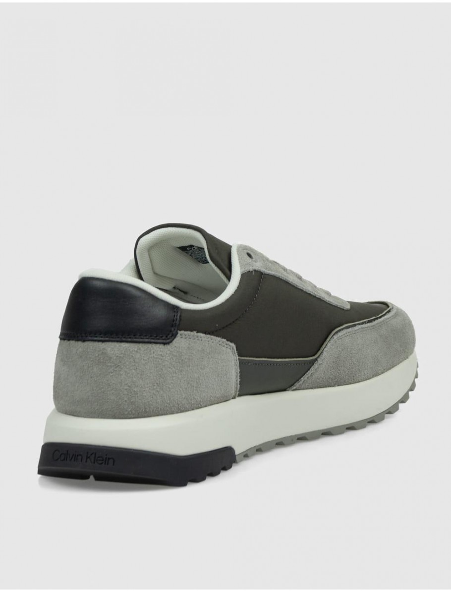 ZAPATILLA CALVIN KLEIN LOW TOP LACE UP REPREVE MIX VERDE