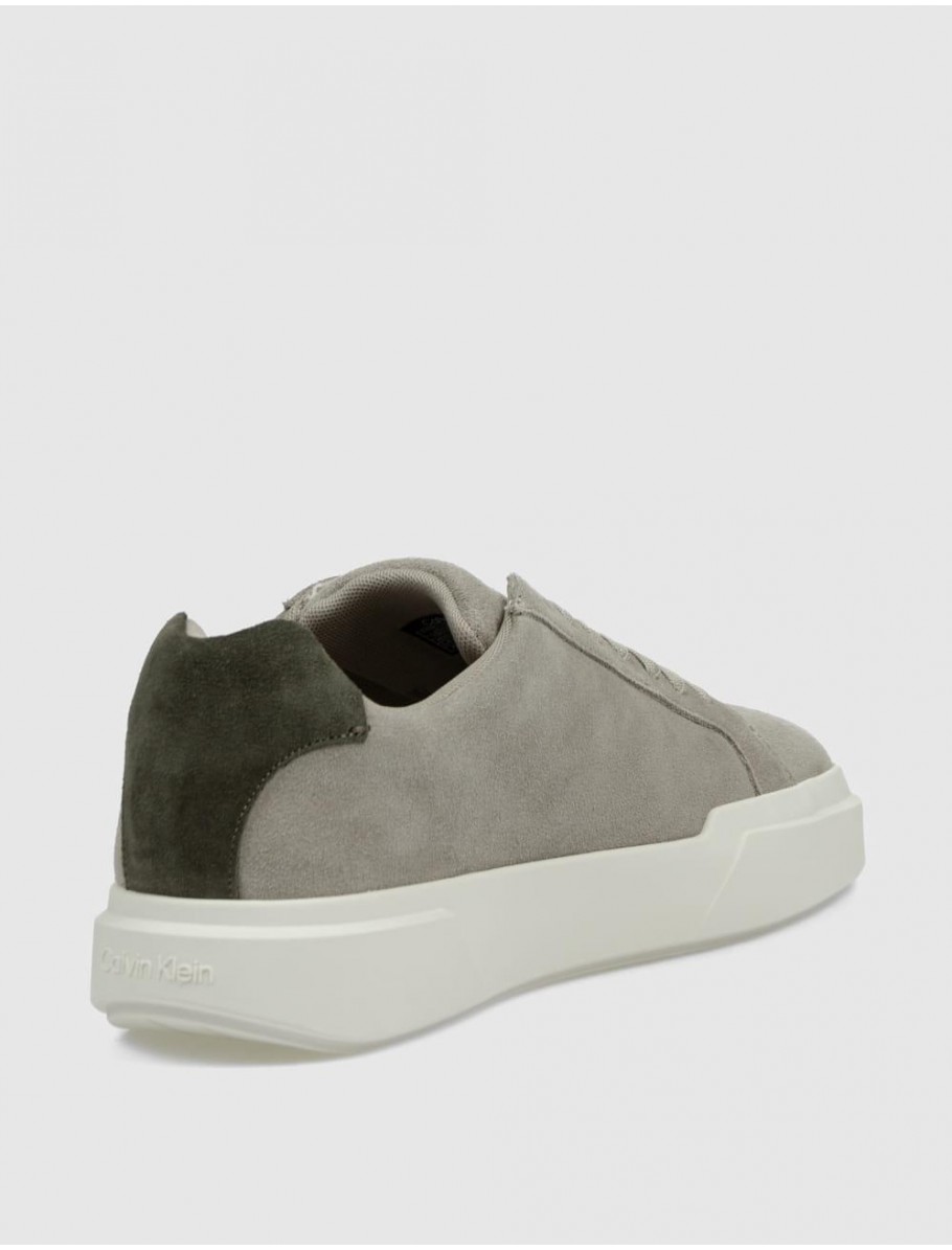 ZAPATILLA CALVIN KLEIN CHUNKY CUPSOLE LACEUP SU TAUPE